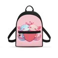 thumbnail image 1 of Eheartsgir Axolotl Heart Print Adjustable Strap Small Backpack, Water-Resistant Lightweight Daypack with Front Pocket for Work Walking, 1 of 8