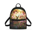 thumbnail image 1 of Eheartsgir Bird and Cherry Blossom Pattern Mini Backpack with Smooth Zipper Zipper Closure Small Backpack for Travel, Polyester Small Backpack for Women for Work, 1 of 8