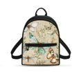 thumbnail image 1 of Eheartsgir Butterflies Design Mini Backpack with Lightweight Zipper Closure Small Backpack for Daily Use, Polyester Ladies Shoulder Backpack for Walk, 1 of 8