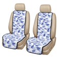 thumbnail image 1 of Eheartsgir Camo Cat Design Quilted Car Seat Protector, Non-Slip Quilted Padded Fabric Vehicle Seat Protector 2 Pack Removable Car Seat Covers for Front Seats for SUV, 1 of 7