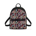 thumbnail image 1 of Eheartsgir Colorful Print Design Mini Backpack, Lightweight Polyester Work Bag for Outdoor Shopping, Adjustable Strap Travel Backpack, 1 of 8