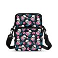 thumbnail image 1 of Eheartsgir Crossbody Bags for Running, Zipper Lightweight Shoulder Bag for Women Skull Tropical Floral Print Crossbody Coin Case, 1 of 7