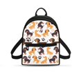 thumbnail image 1 of Eheartsgir Dachshund Dog Paw Print Lightweight Travel Backpack Practical Mini Bags for Hiking Work, Polyester Waterproof Small Backpack, 1 of 8