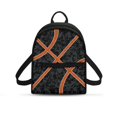 thumbnail image 1 of Eheartsgir Distressed Basketball Mini Backpack, Zipper Closure Polyester Waterproof Bag with Multiple Pockets, Adjustable Strap for Travel and Work, 1 of 8