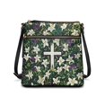 thumbnail image 1 of Eheartsgir Floral Cross Pattern Design Sling Bag Shoulder Bag, Lightweight Waterproof Crossbody Purse Durable for Daily Weekend Activities, 1 of 7