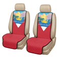 thumbnail image 1 of Eheartsgir Front Seat Covers Antigua And Barbuda Flag Decoration 2 Pack Car Front Seat Covers Quilted Design for Vans Non-Slip Quilted Padded Fabric Car Seat Covers, 1 of 7