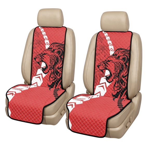 Eheartsgir Geometry Lion Pattern Breathable Vehicle Seat Protector for SUV, Polyester Machine Washable Car Seat Covers for Front Seat Quilted Car Seat Cushion Protectors