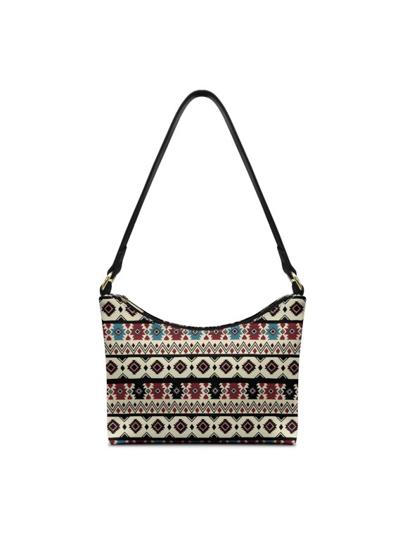 Lightweight Shoulder Purse for Travel, Highland Cow Pattern Casual Underarm Sling Bag PU Leather Shoulder Handbag for Women