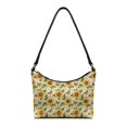 thumbnail image 1 of Eheartsgir PU Leather Underarm Sling Bag for Women, Sunflower Butterfly Print with Strap Shoulder Bags for Travel Work, 1 of 8