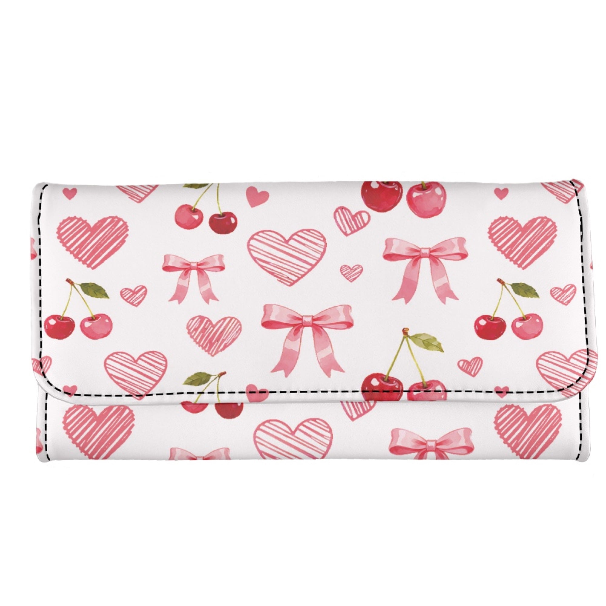 Eheartsgir PU Leather Women's Trifold Wallet with Large Capacity Buckle ...