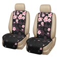 thumbnail image 1 of Eheartsgir Pink Cherry Blossom Print Auto Seat Protector for Pets, Airbag Compatible Washable Car Interior Accessories for Sedans, Polyester Front Covers, 1 of 7