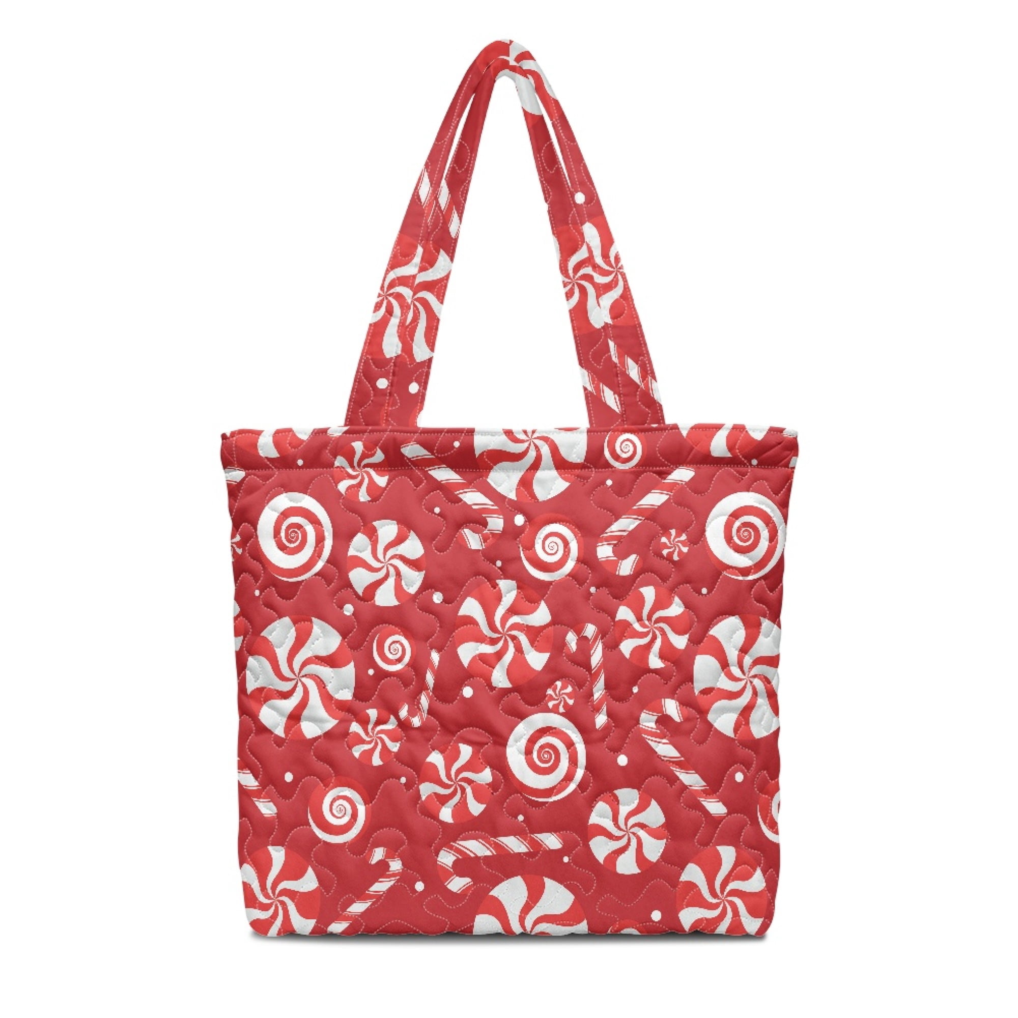 Eheartsgir Polyester Fabric Long Handles Quilted Shopping Tote ...
