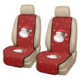 thumbnail image 1 of Eheartsgir Santa Claus Soft Quilted Car Seat Cushion Covers, Machine Washable Polyester Car Seat Cover 2-Pack Non-Slip Car Seat Covers for Most Cars, 1 of 7