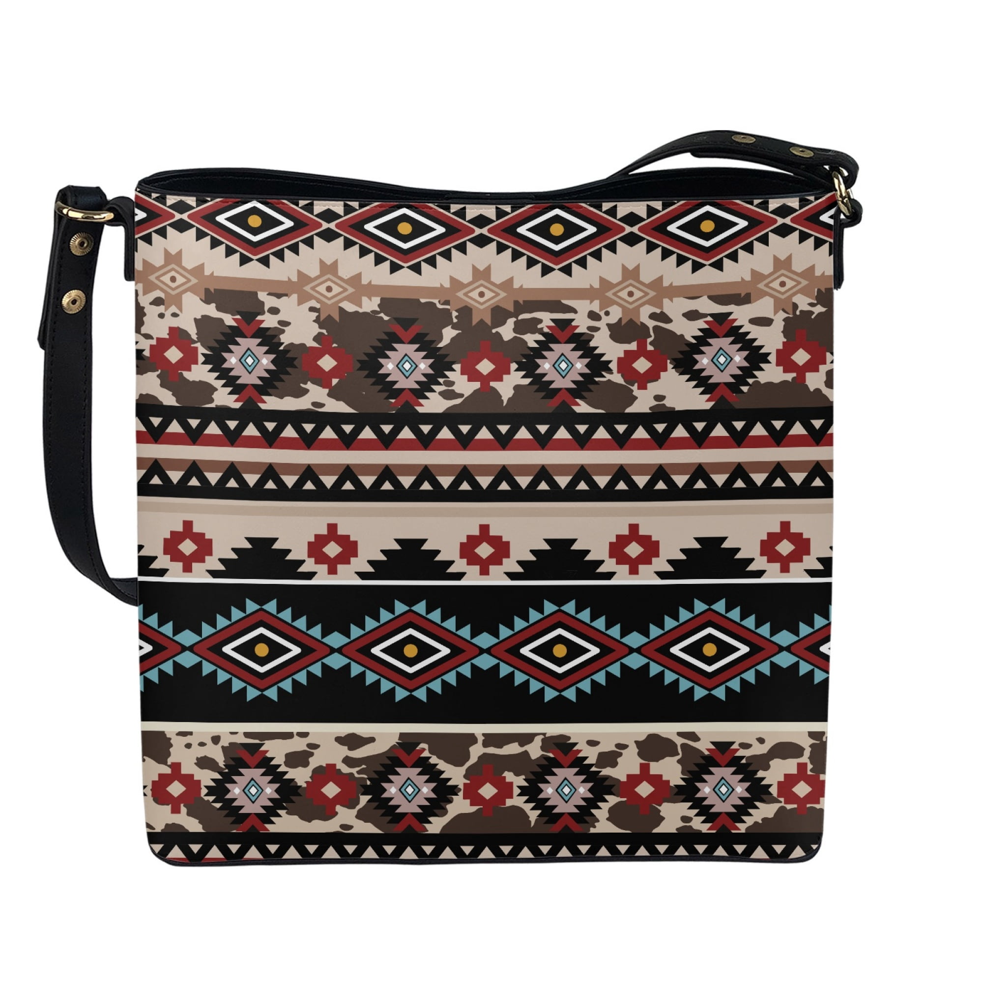 Eheartsgir Shoulder Bag for Sister, Geometry Print Adjustable Strap ...