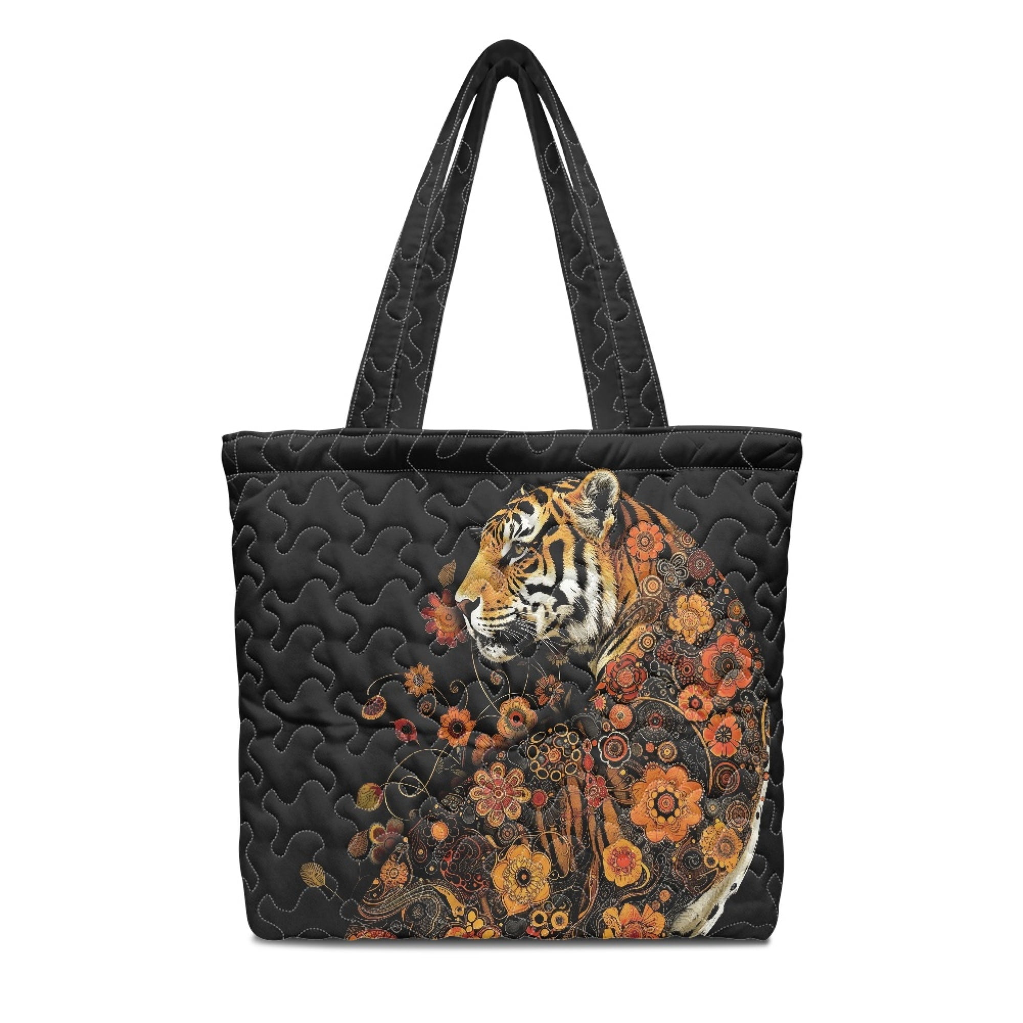 Eheartsgir Stretch Polyester Large Capacity Quilted Shopping Tote ...