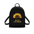 thumbnail image 1 of Eheartsgir Sunflower Quote Small Backpack, Zipper Closure Polyester Mini Backpack for Work Travel, Adjustable Strap Travel Shoulder Bag, 1 of 8