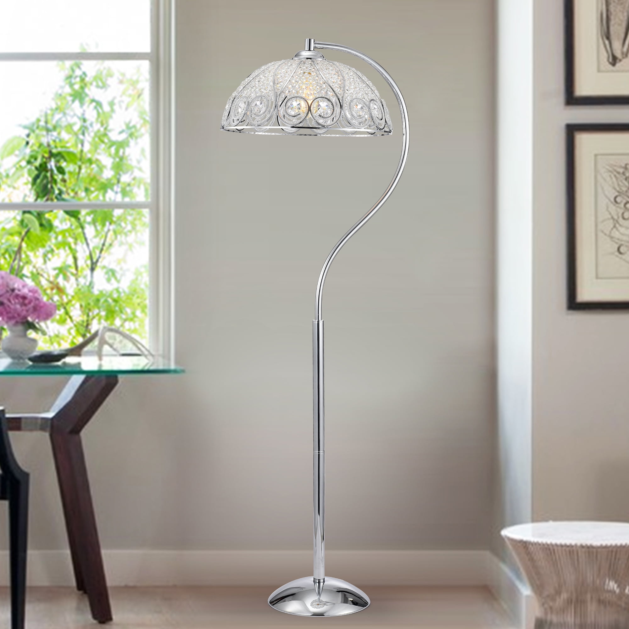 Ehla 1light Chrome Floor Lamp