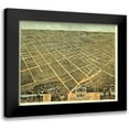 thumbnail image 1 of Ehrgott 24x20 Black Modern Framed Museum Art Print Titled - Lexington Kentucky - Ehrgott 1871, 1 of 5