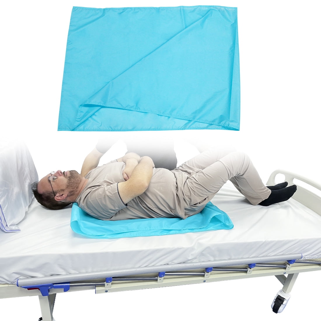 Ehucon 27"x39" Tubular Transfer Slide Sheet for Moving Patients,Draw