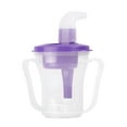 thumbnail image 1 of Ehucon Dysphagia Regulating Drinking Cups for Swallowing Difficulty Elderly, Silicone, Purple, 5cc and 10cc, 1 of 5
