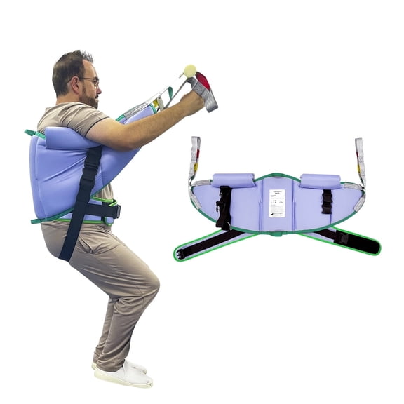 Ehucon Padded Patient Lift Sling, 500 lb Capacity, Purple, 1 Count,Small