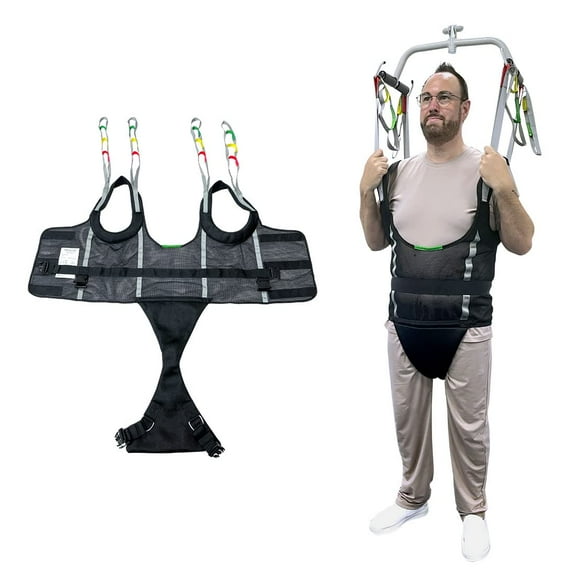 Ehucon Patient Lift Sling Medical Transfer Sling for Patient Walking Training, Working Aids for Ambulation Support Training, 500lbs Safety Working Load