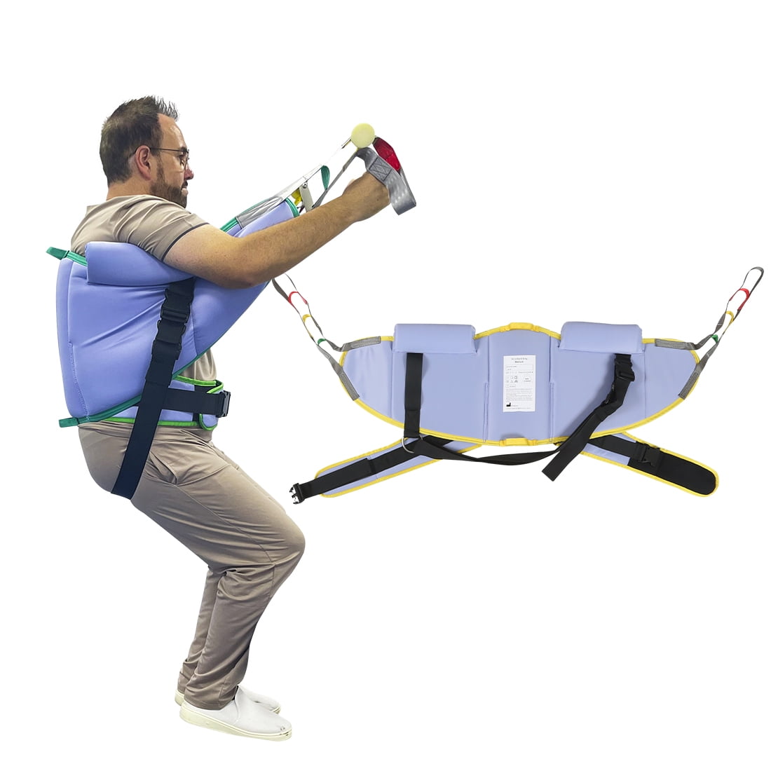 Ehucon Sit to Stand Patient Lift Sling, 500lbs Load, Stand Assist Hoist