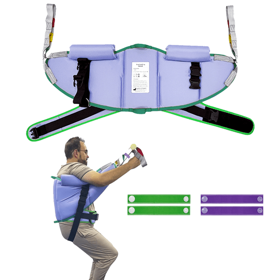 Ehucon Sit to Stand Lift Sling Assist Aid Support Belt for Elderly 500lbs Safety Working Load L