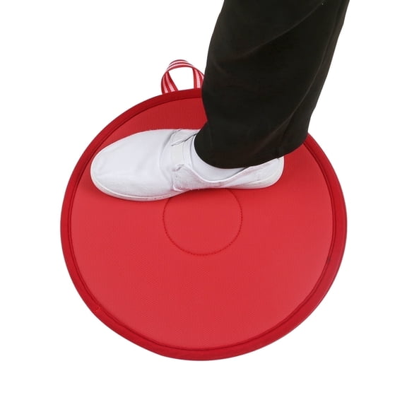 Ehucon Pivot Disc Transfer Aid 15.7", Non-Slip Turning Disc for Elderly, Supports 330 lbs, Red