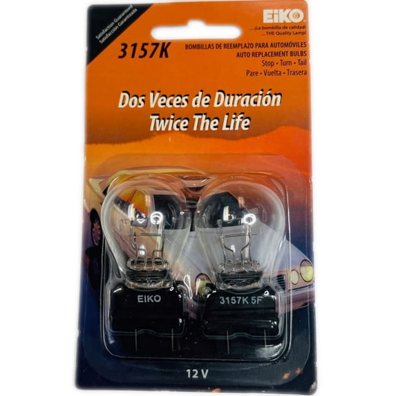 EiKO 3157K Amber Incandescent Automotive Bulb 2 Pack - Walmart.com