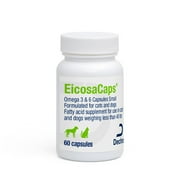 EicosaCaps Omega 3 & 6 for Large Dogs 41-70 lbs, 60 Capsules