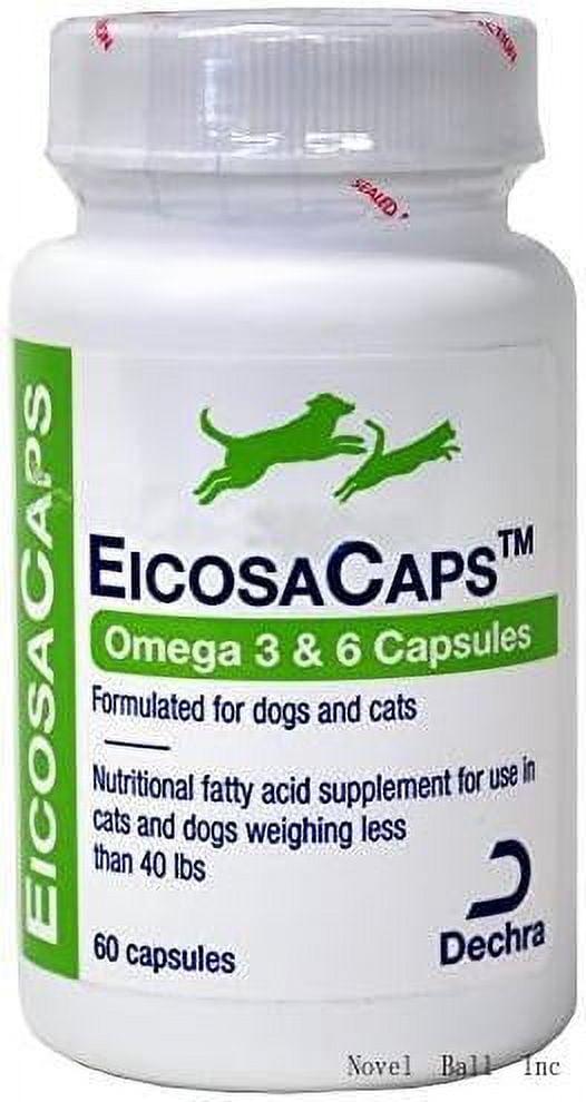 Eicosacaps 3 & 6 For Cats And Dogs Under 40 Lb 60 Count