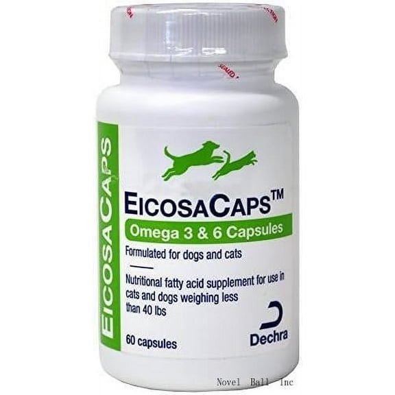 Eicosacaps 3 & 6 For Cats And Dogs Under 40 Lb 60 Count