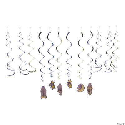 Eid Celebration Swirls Value Pack - Party Decor - 12 Pieces