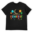 thumbnail image 1 of Eid Fitr Muslim Clothing Mens Mens Kids Eid Mubarak T-Shirt Black Small, 1 of 5