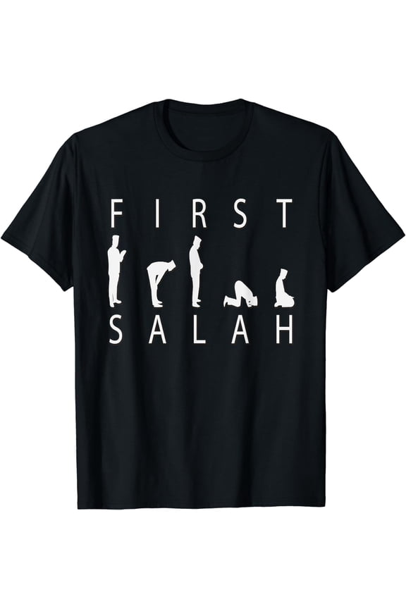 Eid Gifts for Kids Men Women First Salah Islamic Muslim Boy T-Shirt