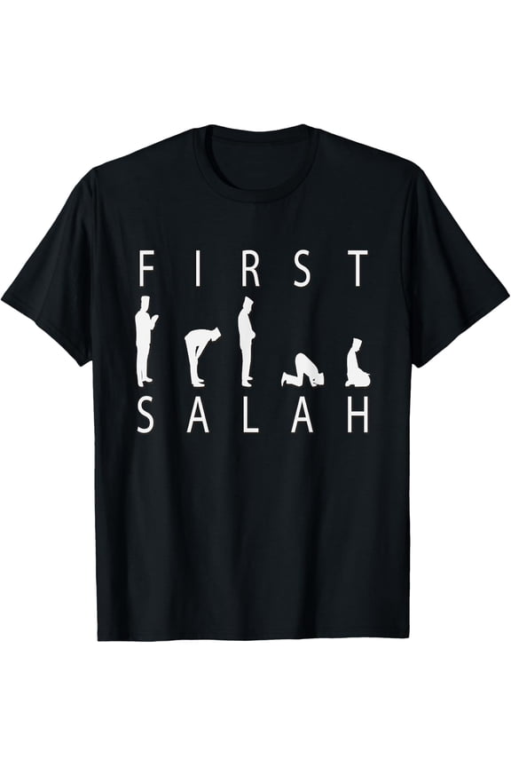 Eid Gifts for Kids Men Women First Salah Islamic Muslim Boy T-Shirtmen and women can wear, black, white, gifts.S,M,L,XL,2XL,3XL,629XL