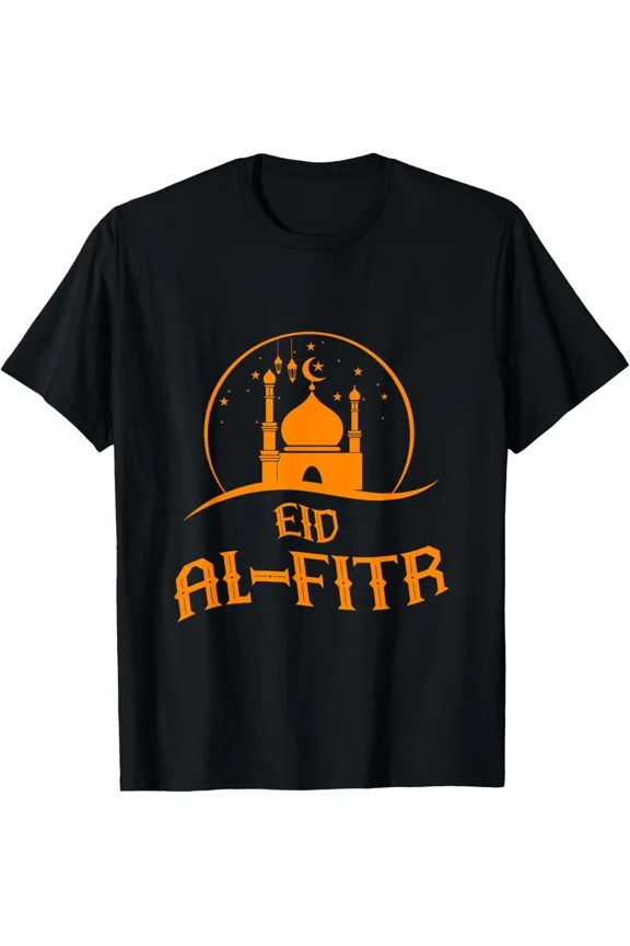 Eid Mubarak For An Islamic Muslim Arabic Ramadan New H38722 Unisex T-Shirt, Up to 5XL Available