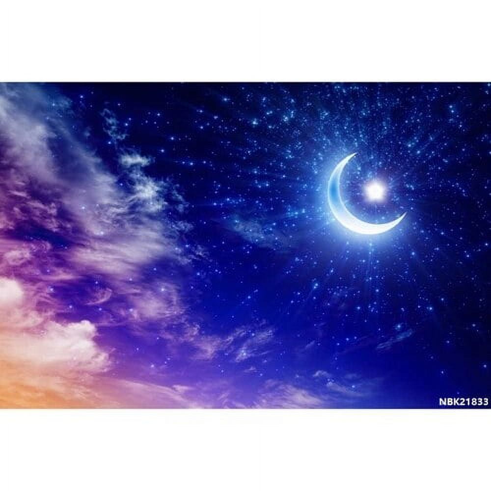 Eid Mubarak Mosque Dreamy Magic Lamp Moon Scene Child Portrait ...