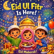 Shining Hearts Islamic Stories for Litt Eid Ul Fitr Is Here! A Joyful Ramadan and Eid Book for Kids Islamic Rhyming Picture Book Ages 3-7, Paperback