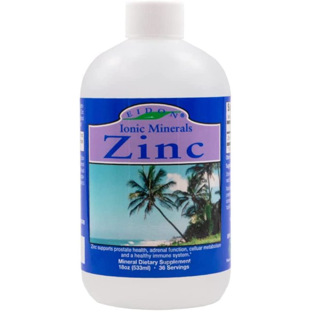 Eidon Ionic Minerals Liquid Zinc Concentrate Ionic Zinc Supplement