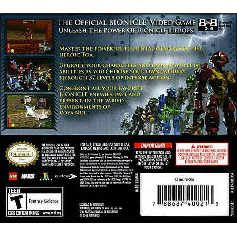 Bionicle ds hotsell