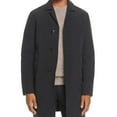 thumbnail image 1 of Eidos Napoli Mens Weather Cloth Coat, Black, 50 Regular, 1 of 3