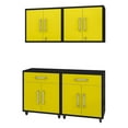 thumbnail image 1 of Eiffel 4-Piece Garage Storage Set in Matte Black and Yellow, 1 of 7