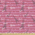 thumbnail image 1 of Ambesonne Eiffel Fabric by the Yard Upholstery, Valentines Day Inspired, 3 Yards, Pink White Black, 1 of 4