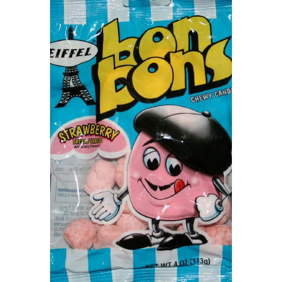 Eiffel Strawberry Bonbon Candy, 4 Oz.