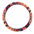 thumbnail image 1 of Eiffel Tower 14.5 Inch Printing PVC Leather Auto Accessories Steering Wheel Cover Car Wheel Covers, 1 of 6
