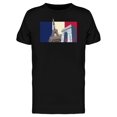 thumbnail image 1 of Eiffel Tower And Triumph Arc T-Shirt Men -Image by Shutterstock, Male 3X-Large, 1 of 2