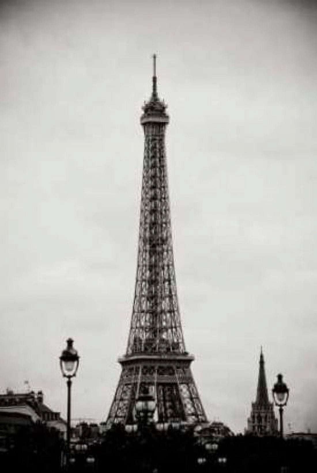 Eiffel Tower BW II Canvas Art - Erin Berzel (24 x 36)