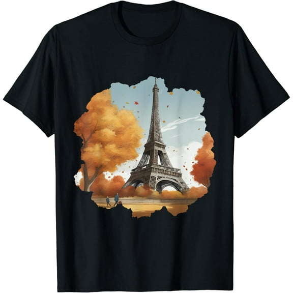 Eiffel Tower Beautiful Women Paris France T-Shirt